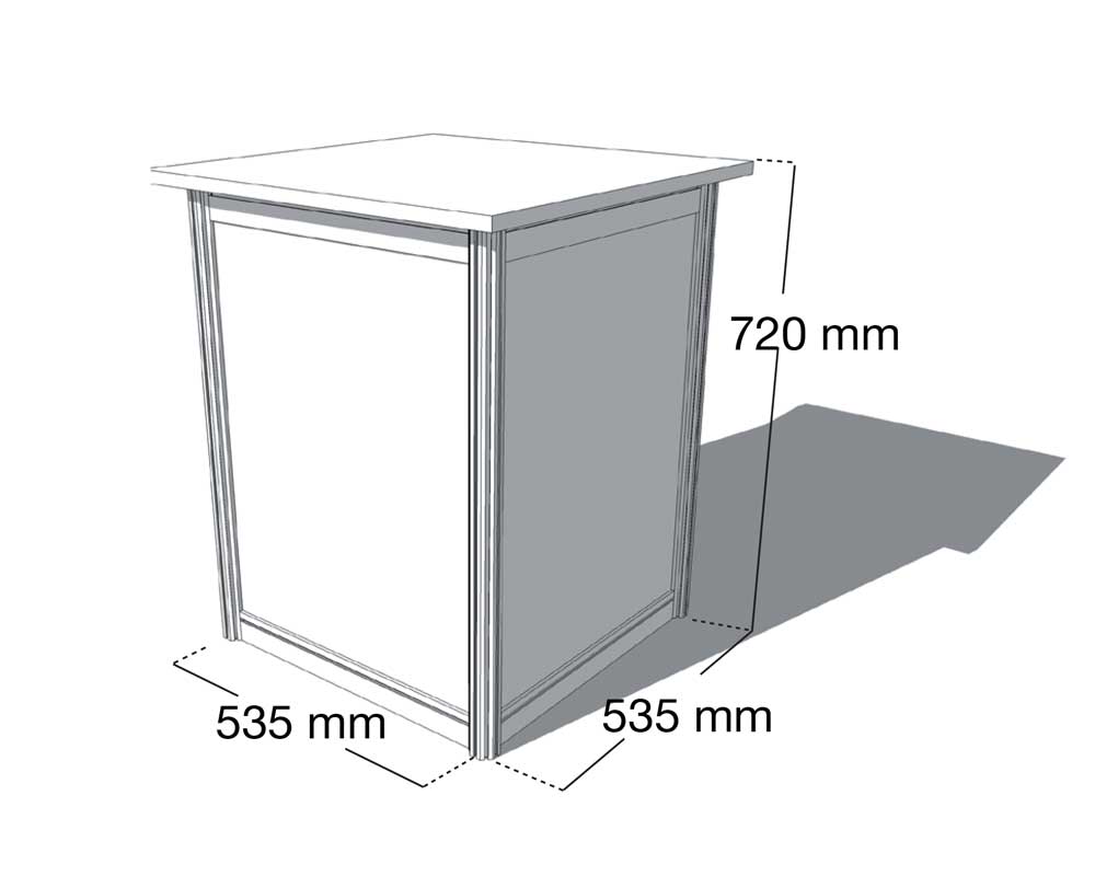 Podium 720 cm